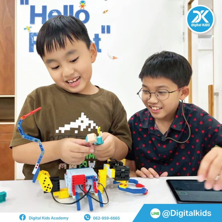 เปิดโลกของหุ่นยนต์-ทดลองเรียนที่DK-01